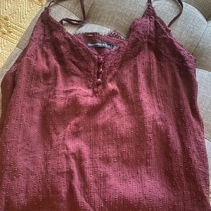 Abercrombie & Fitch beautiful maroon tank!
